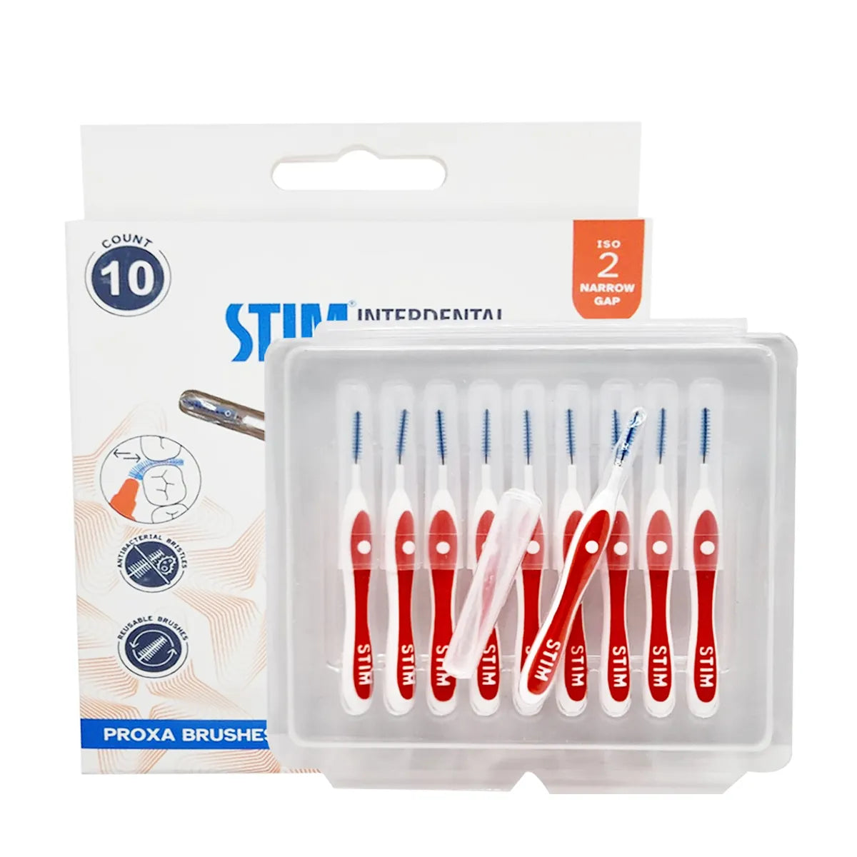 Stim Interdental Flexible Proxa Brush - Size 2 (Pack Of 6)