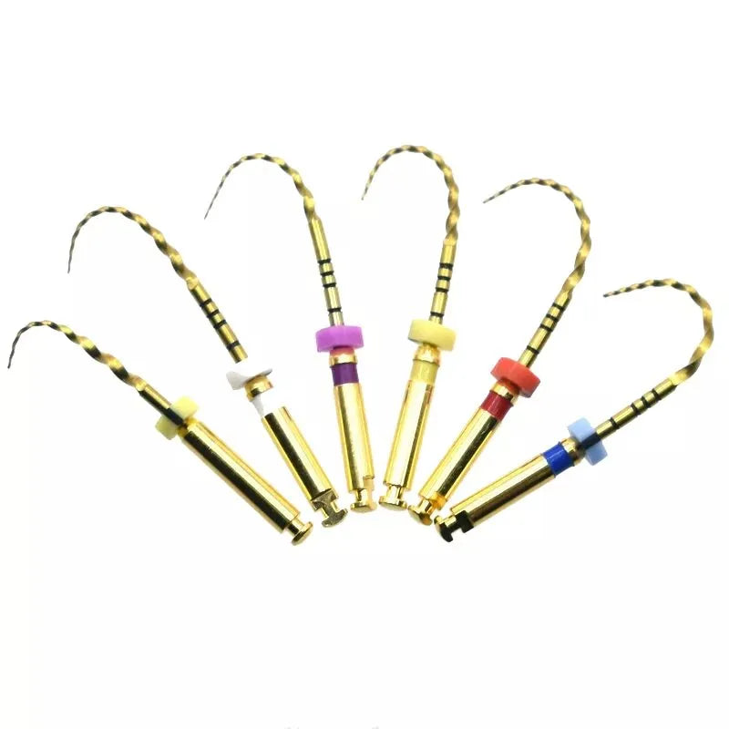 SuperEndo Gold-Flex Rotary Files (Pack of 6)