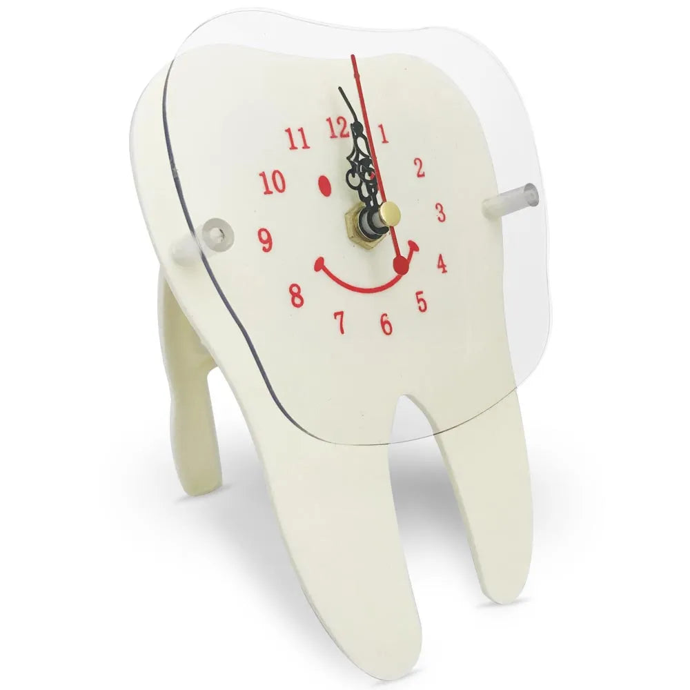 Tooth Shape Table Clock