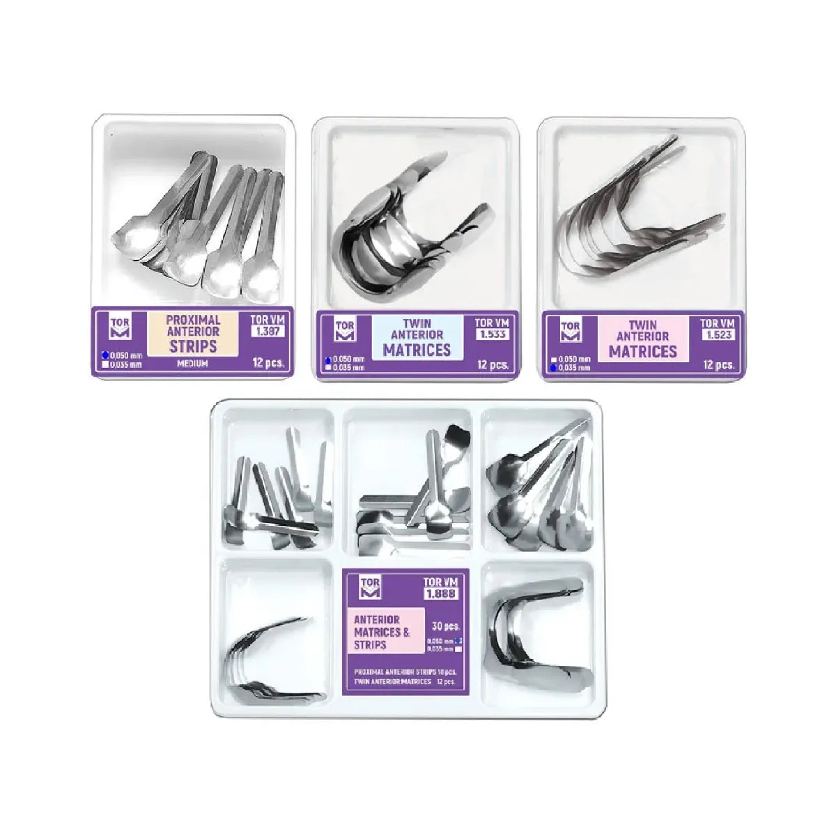 Tor Vm Anterior Metal Matrices and Strips