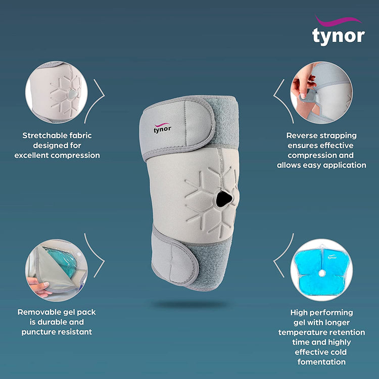 Tynor Cool Pack Knee Wrap - Universal