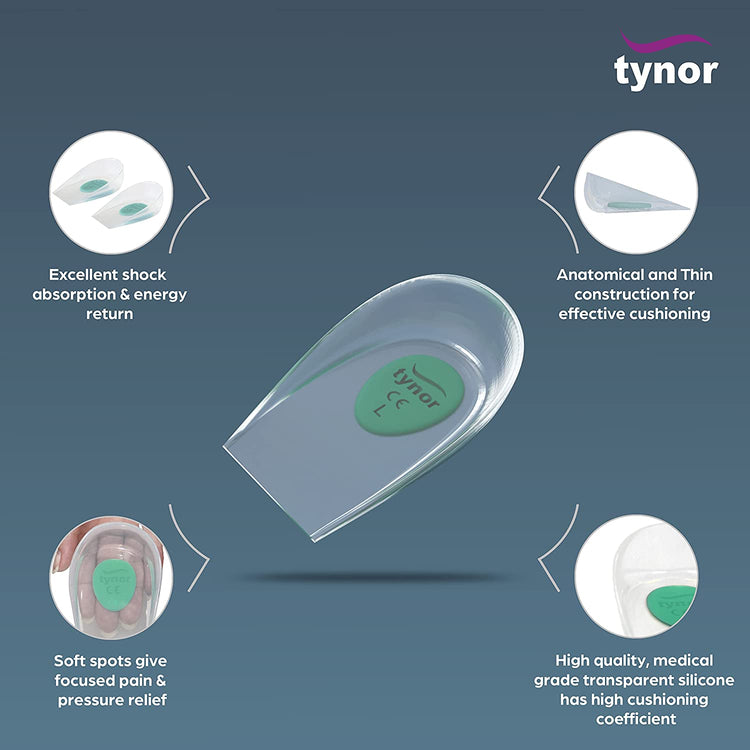 Tynor Silicone Cup Heel Cushion