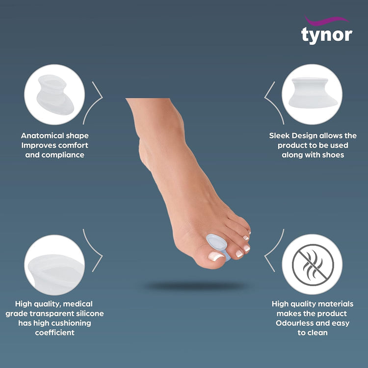 Tynor Silicone Toe Separator