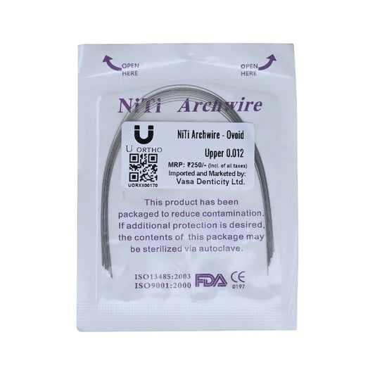U Ortho NiTi Archwire -Ovoid(pack of 10)