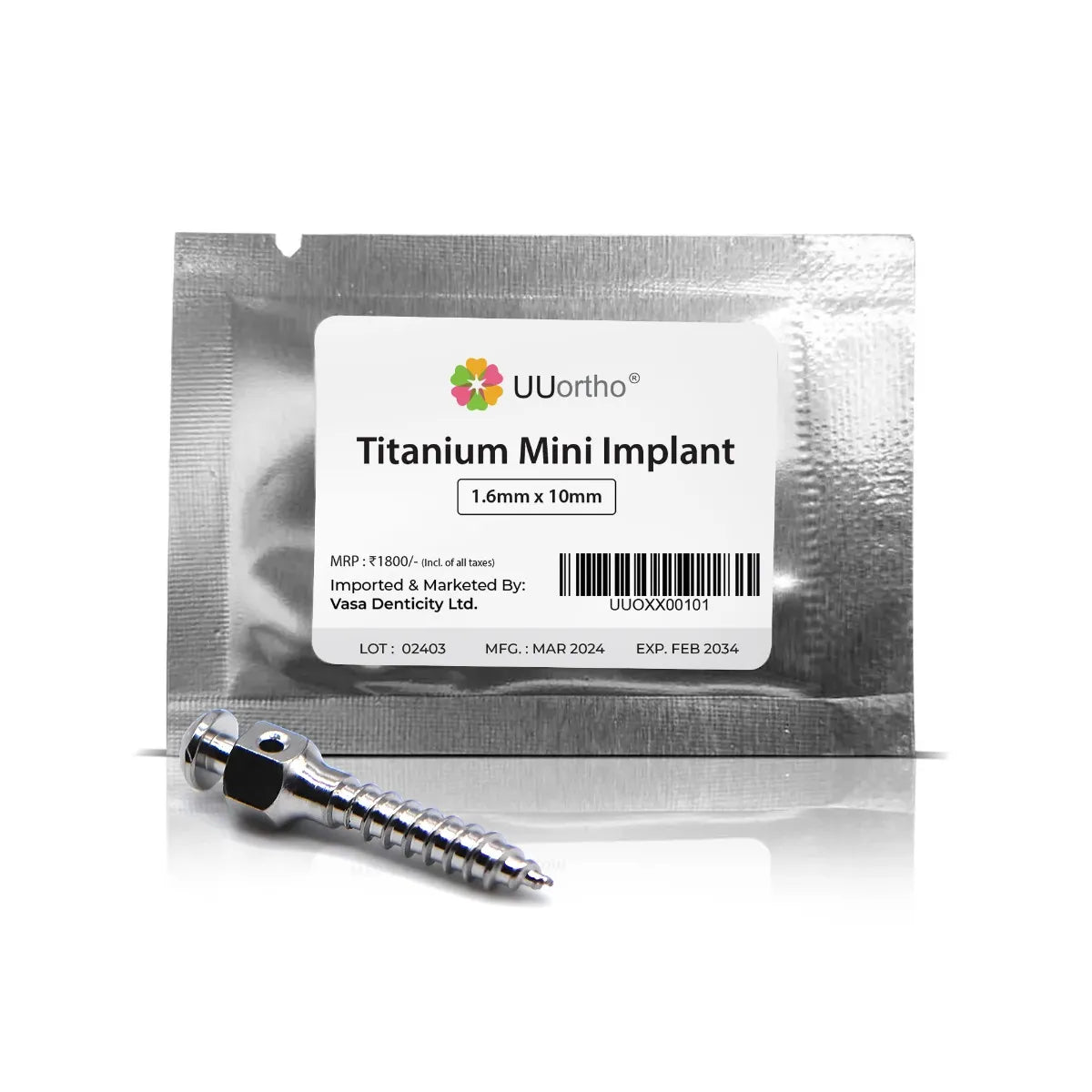 UU Ortho Titanium Mini Implant