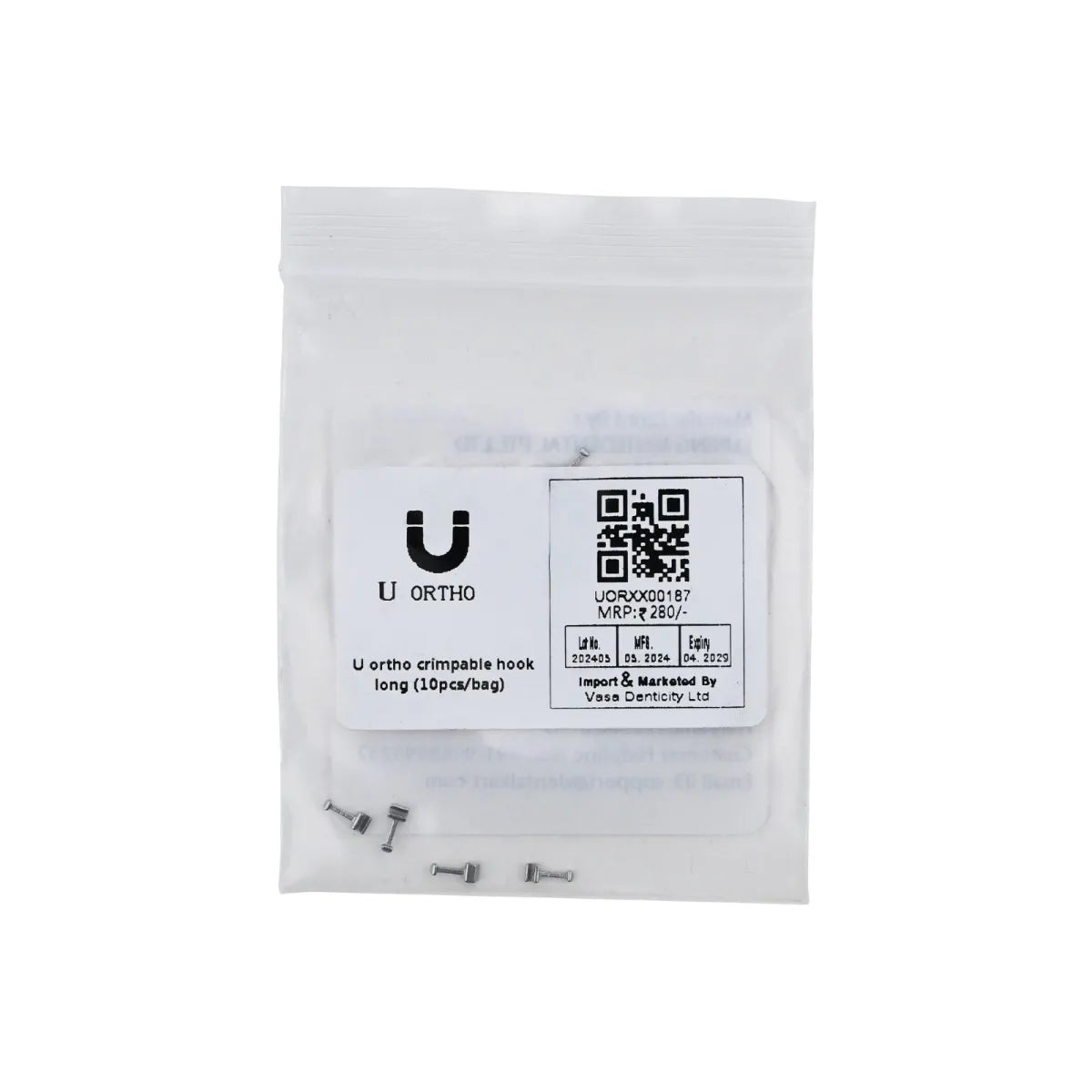 U Ortho Crimpable Hook Long