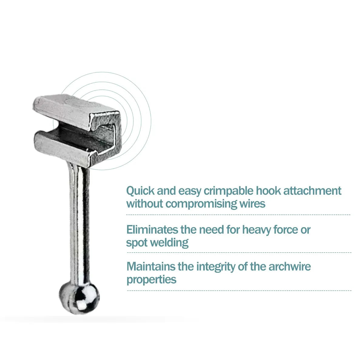 U Ortho Crimpable Hook Long