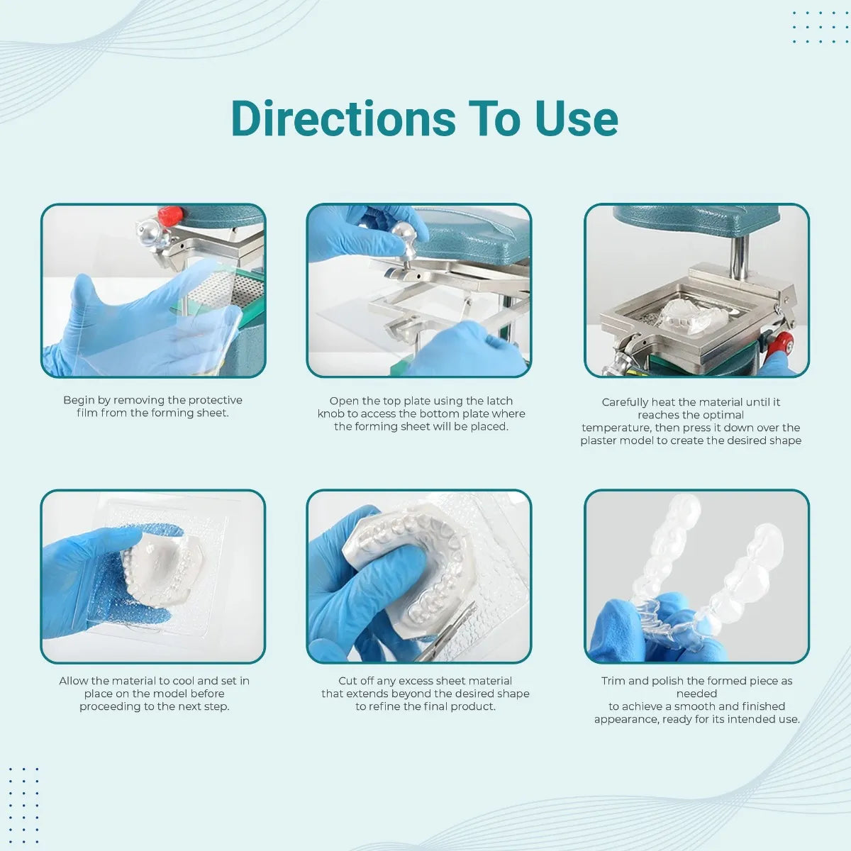 U Ortho Vacuum Forming Splint Sheets - Hard