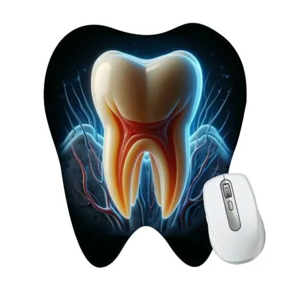Unique Dents Tooth Shape Mouse Pad