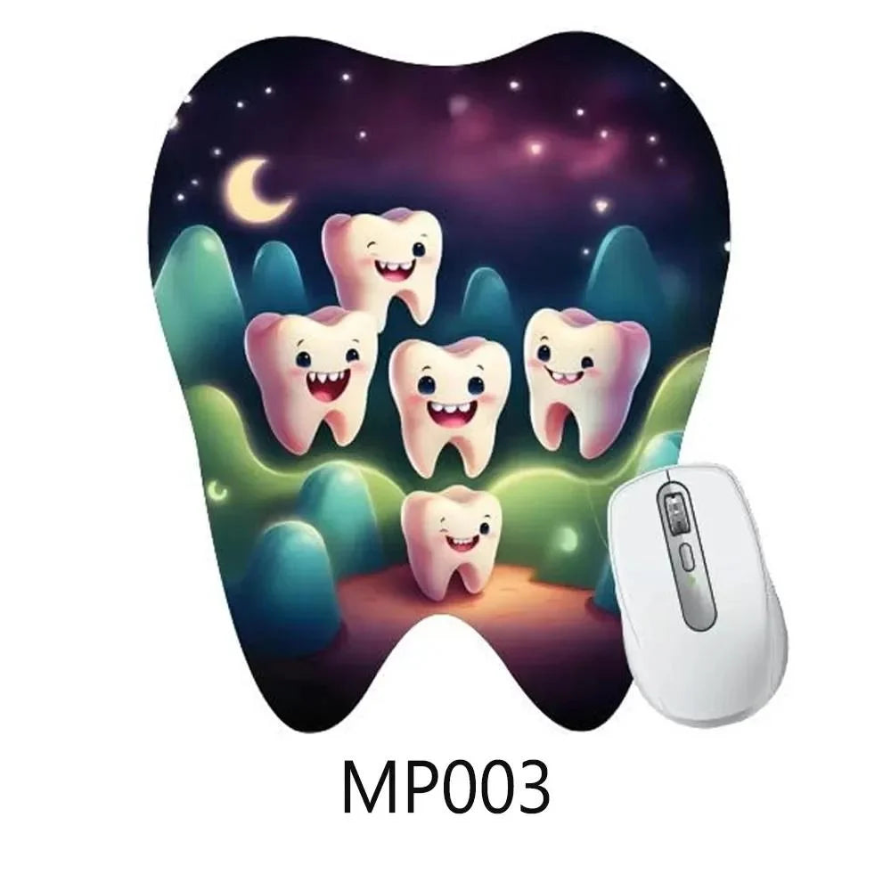 Unique Dents Tooth Shape Mouse Pad