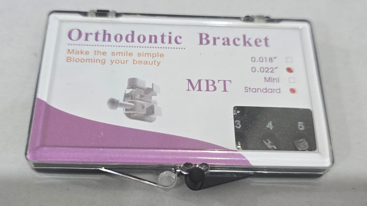 Orthodontic Bracket MBT Standard 0.022