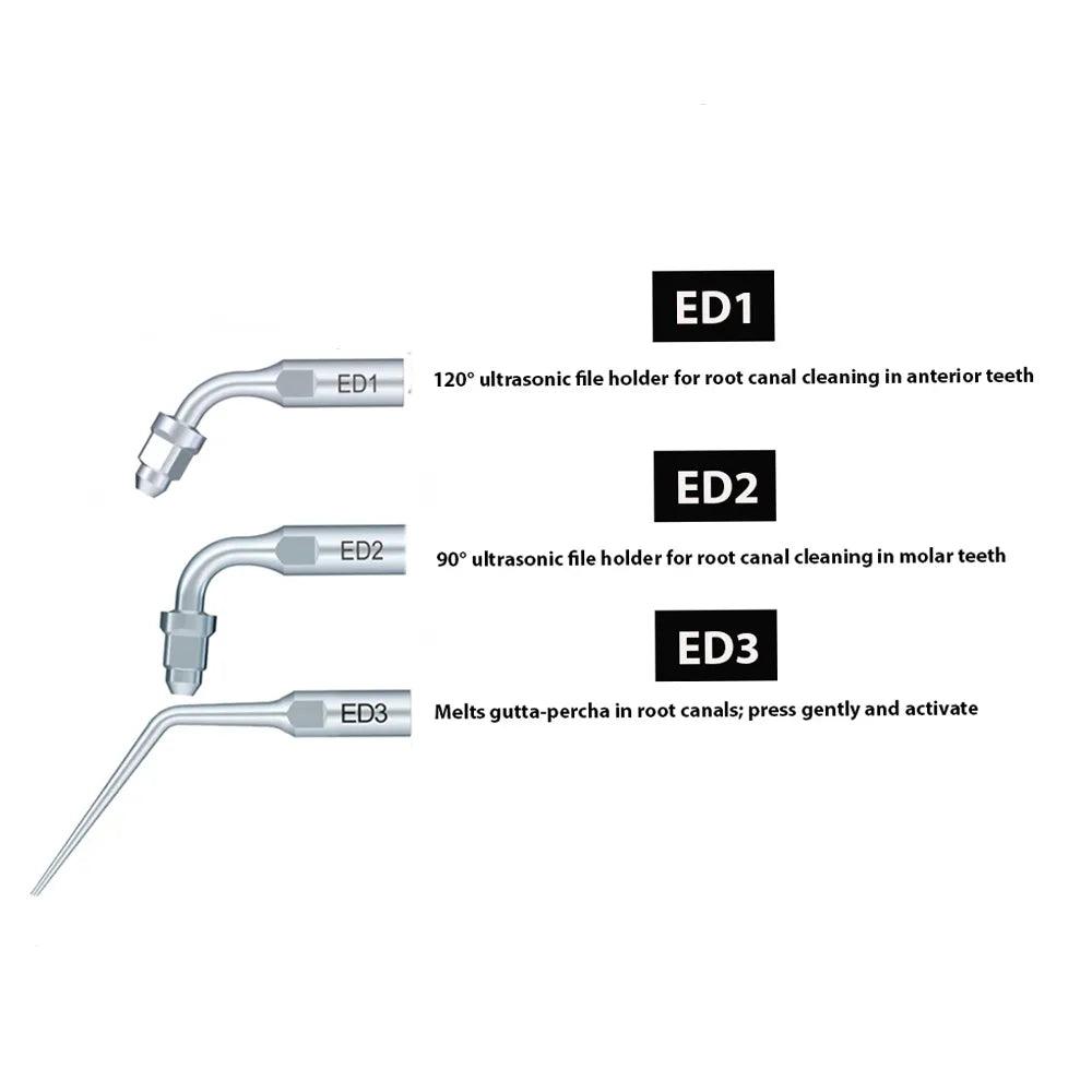 Woodpecker Endodontic Scaler Tips for DTE & Satelec Scalers