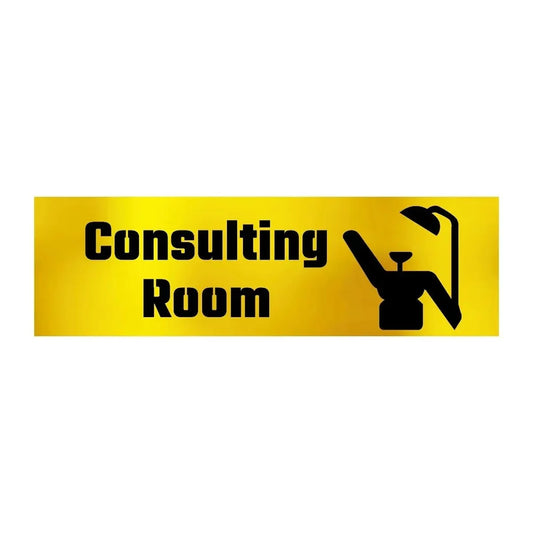 Yellow Unique Dents Acrylic Sign Plates