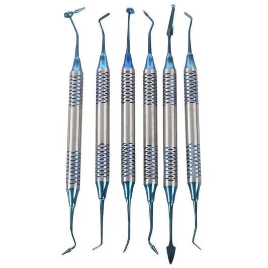 FBD Composite Instruments Teflon Coated - Blue (set of 6)