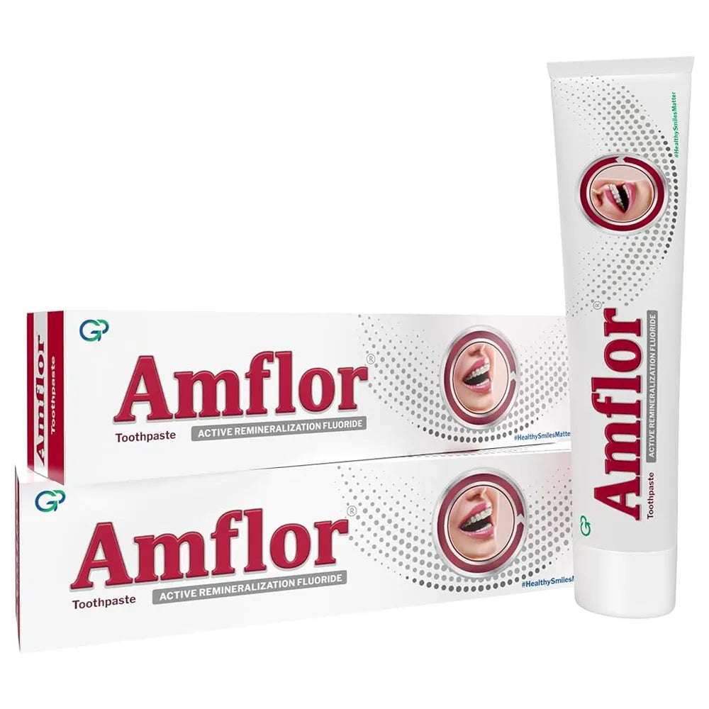 Group Pharma Amflor Toothpaste With Active Remineralization Fluoride