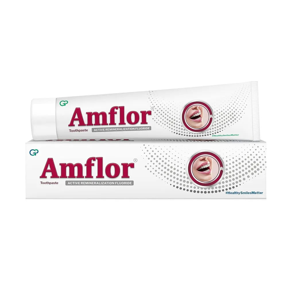 Group Pharma Amflor Toothpaste With Active Remineralization Fluoride
