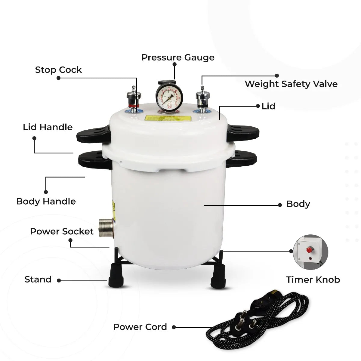 Dentis Autoclave Powder Coated D01 with Drum