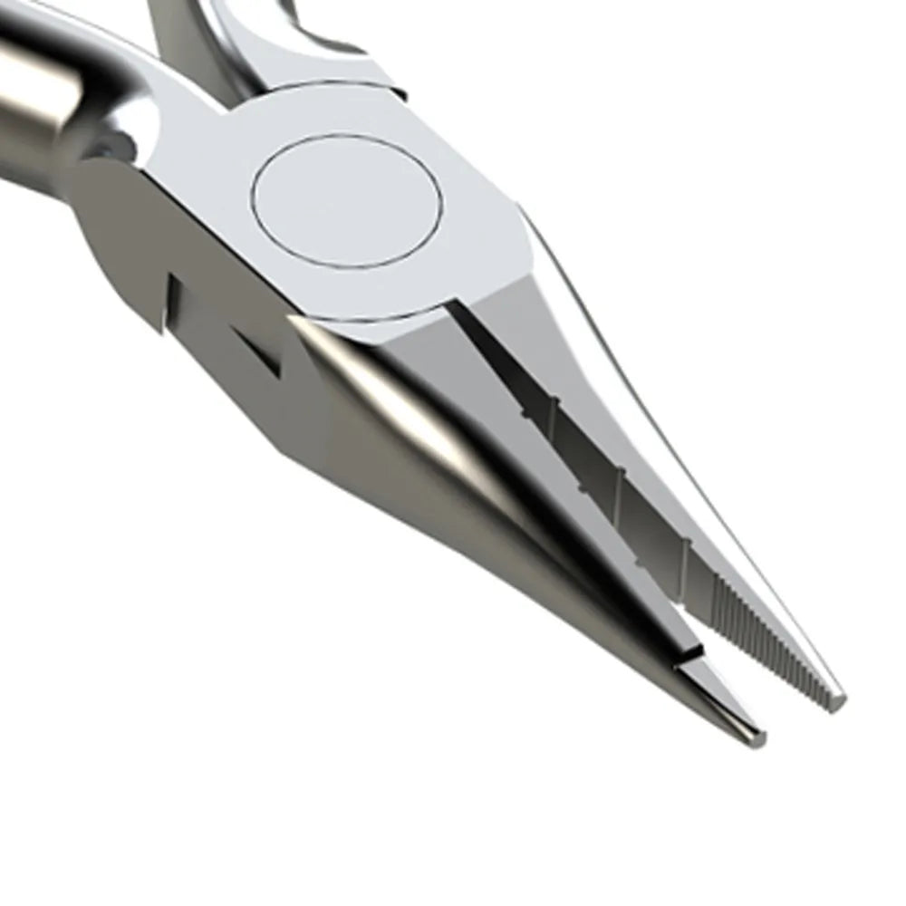 JJ Ortho Bird Beak Plier TC - Long With Grooves (90.02.18)