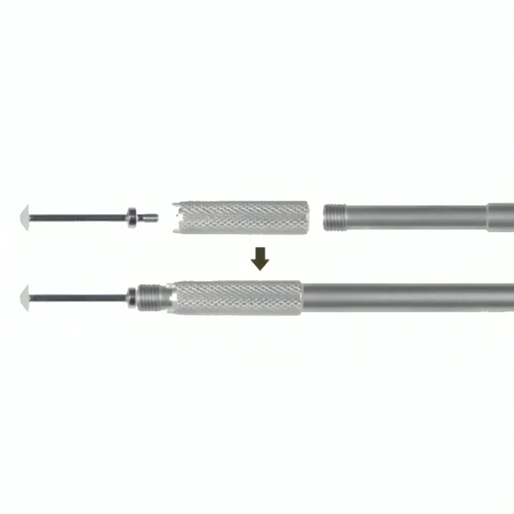 MCTBIO Titanium Bone Scraper-Curved (BOS-02)