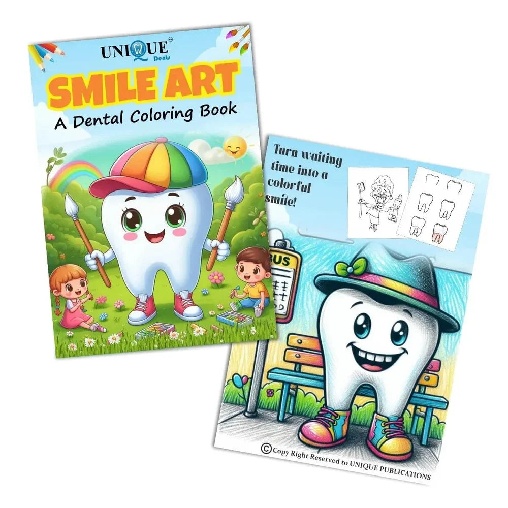 Unique Dents Pedo Dental Colouring Book DB001