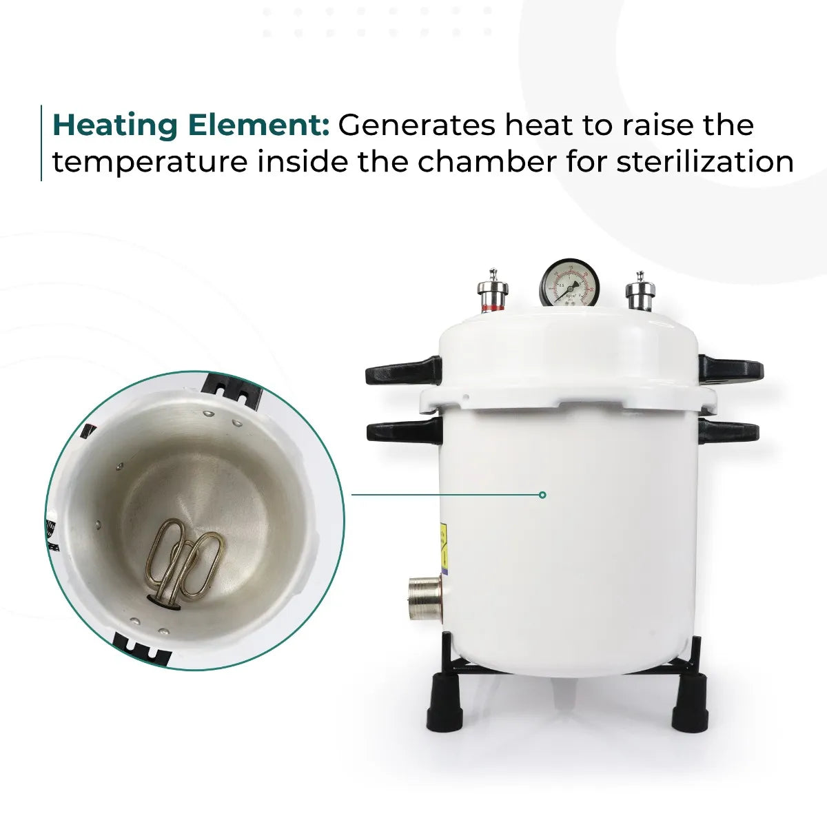 Dentis Autoclave Powder Coated D01 with Drum