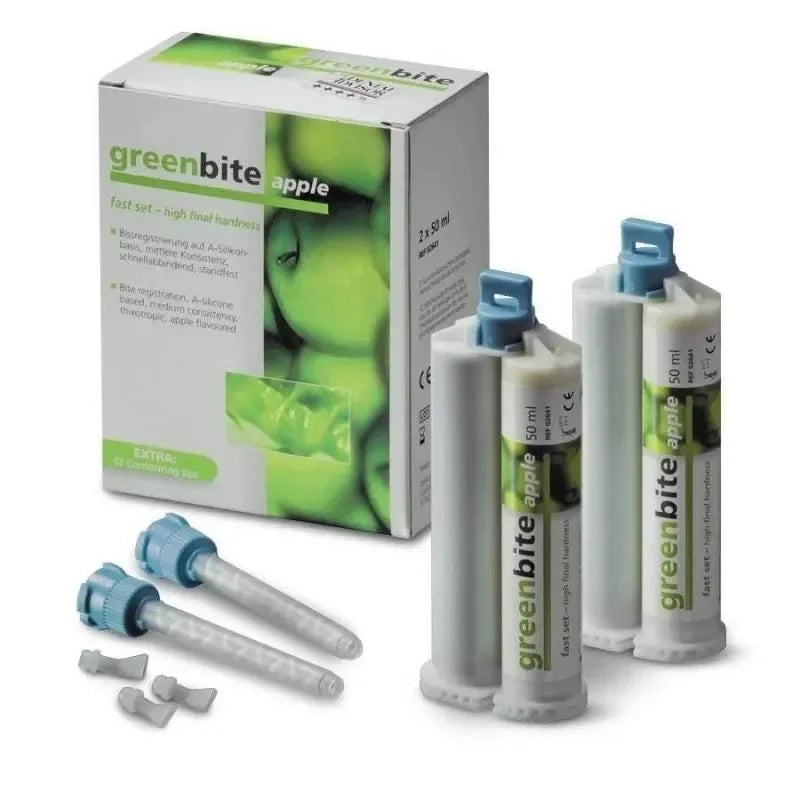 Base- Green,Catalyst-yellow Detax Greenbite Apple Bite Registration Material