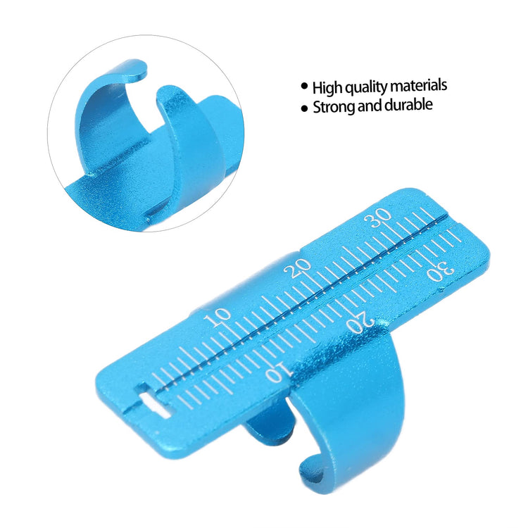 Denmax Endo Ring Aluminium Calibrated Ruler