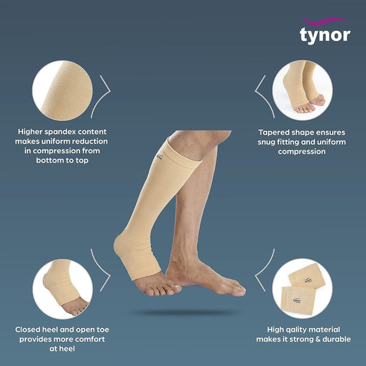 Tynor Below-Knee Compression Stockings