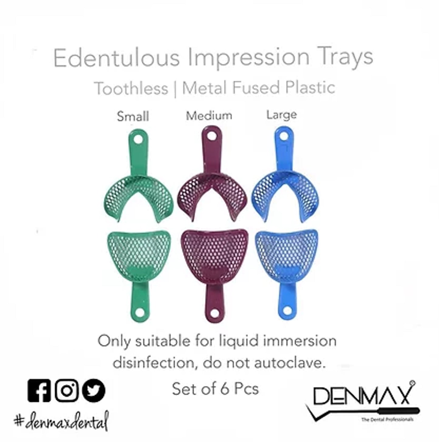 Edentulous Impression Trays – Precise & Comfortable Fit for Dental Impressions