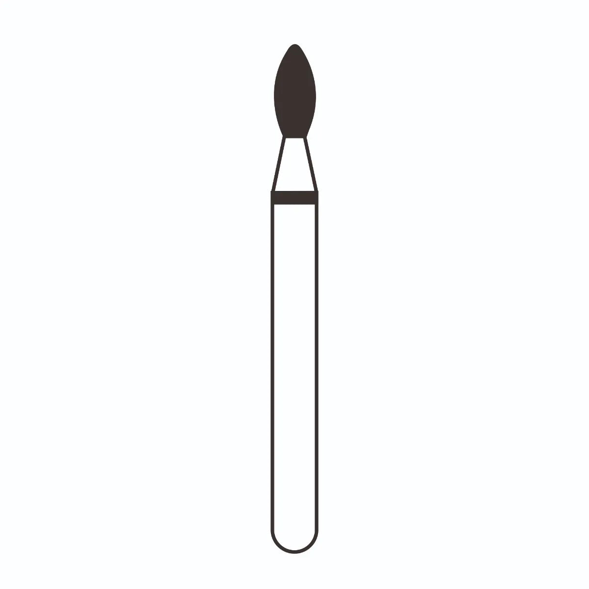 Frank Dental Flame Ogival FG Diamond Burs FO Series (Super Coarse)