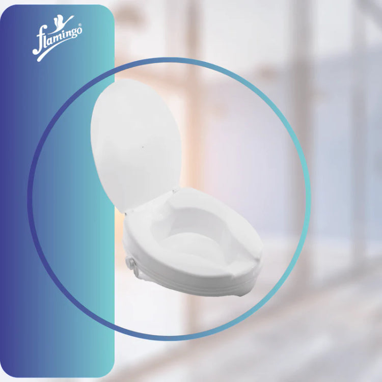 Flamingo Classic Elevated Commode Seat Lid