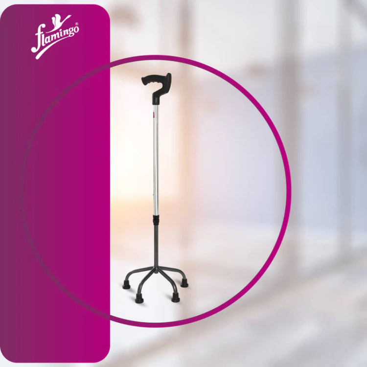 Flamingo Classic Quadripod Low Base - Black Large