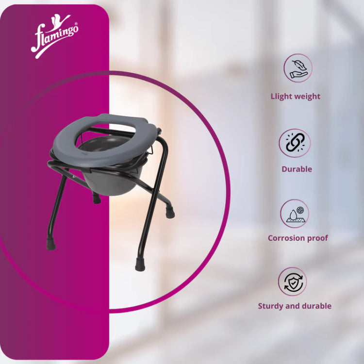 Flamingo Commode Stool