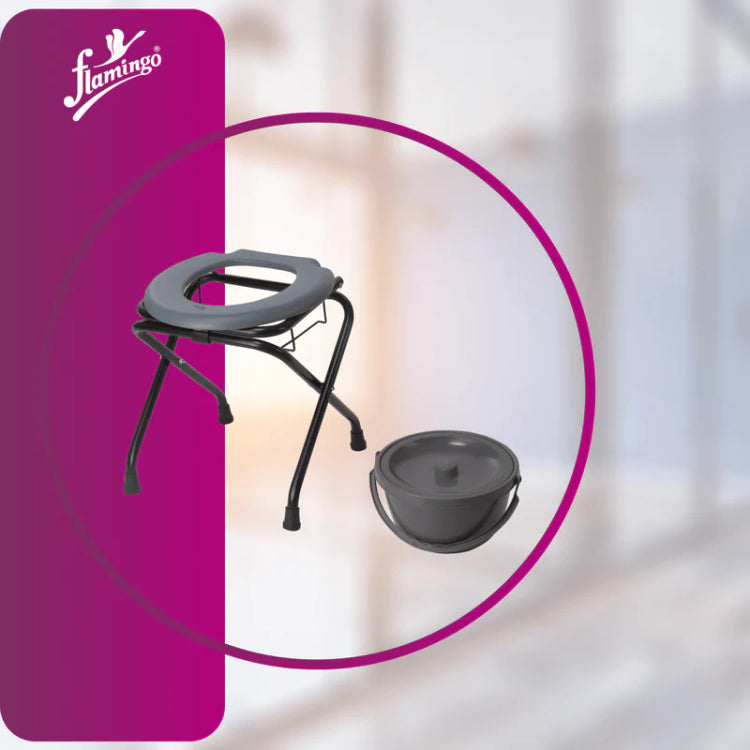 Flamingo Commode Stool