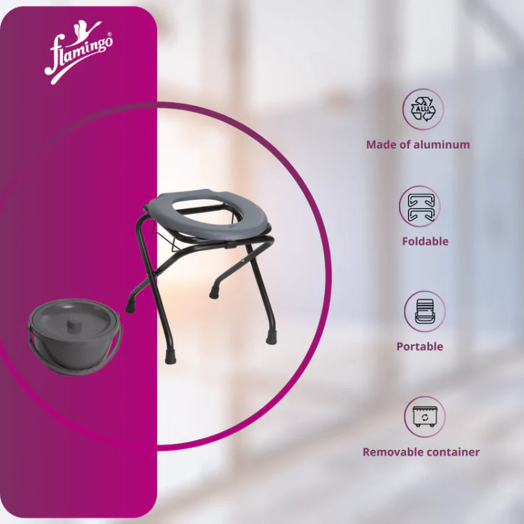 Flamingo Commode Stool