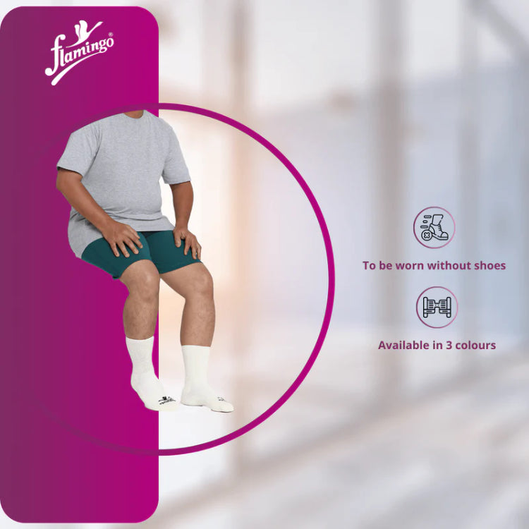 Flamingo Diabetic Socks Pair