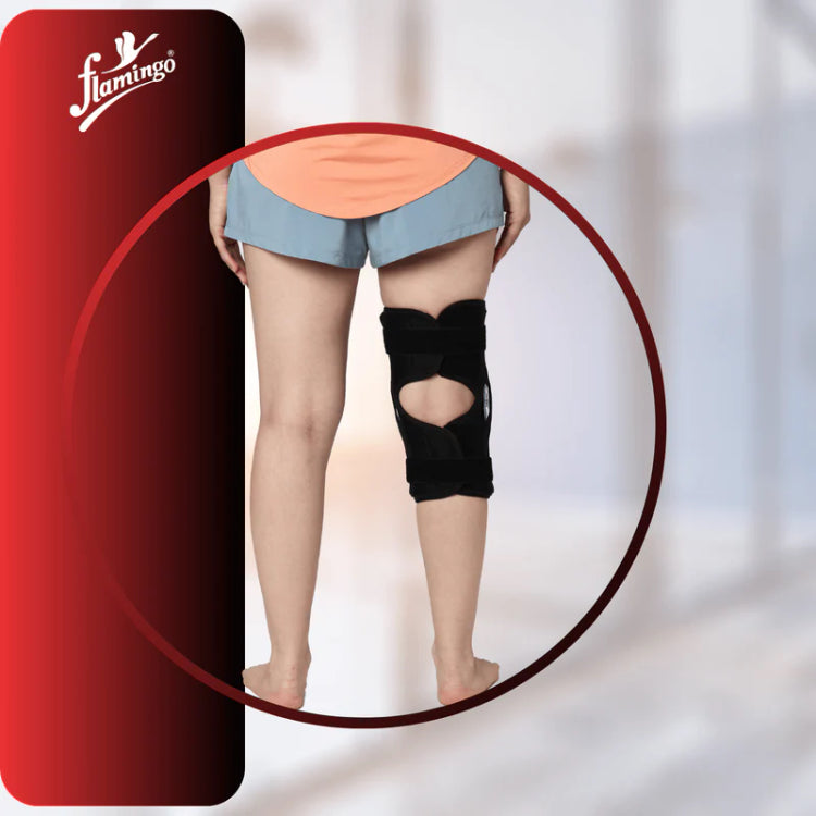 Flamingo Hinge Knee Stabiliser Neoprene - Black