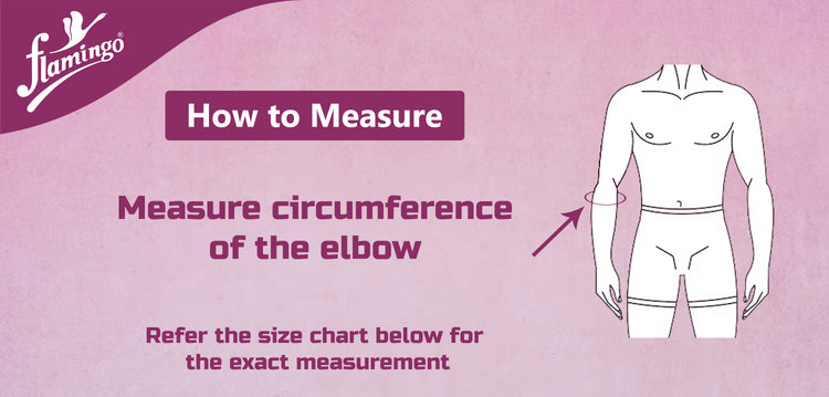 Flamingo Premium Elbow Support - Blue