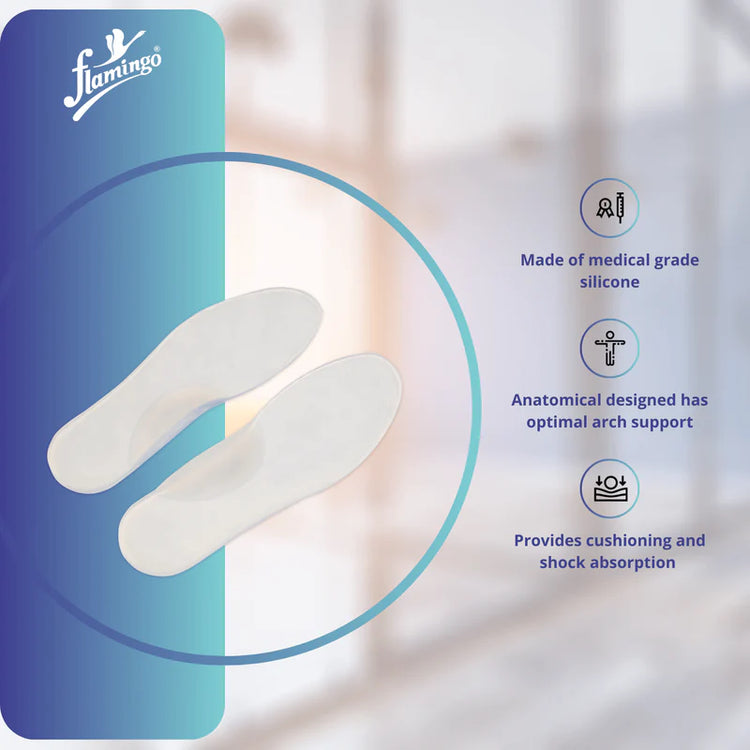 Flamingo Premium Silicone Medial Arch Insole