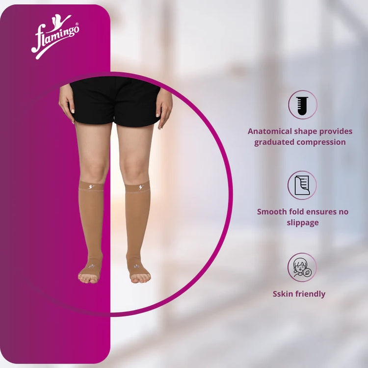 Flamingo Stockings Below Knee Prophylactic