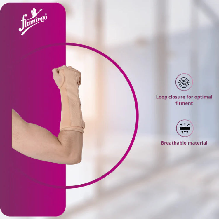 Flamingo Wrist & Forearm Splint - Black