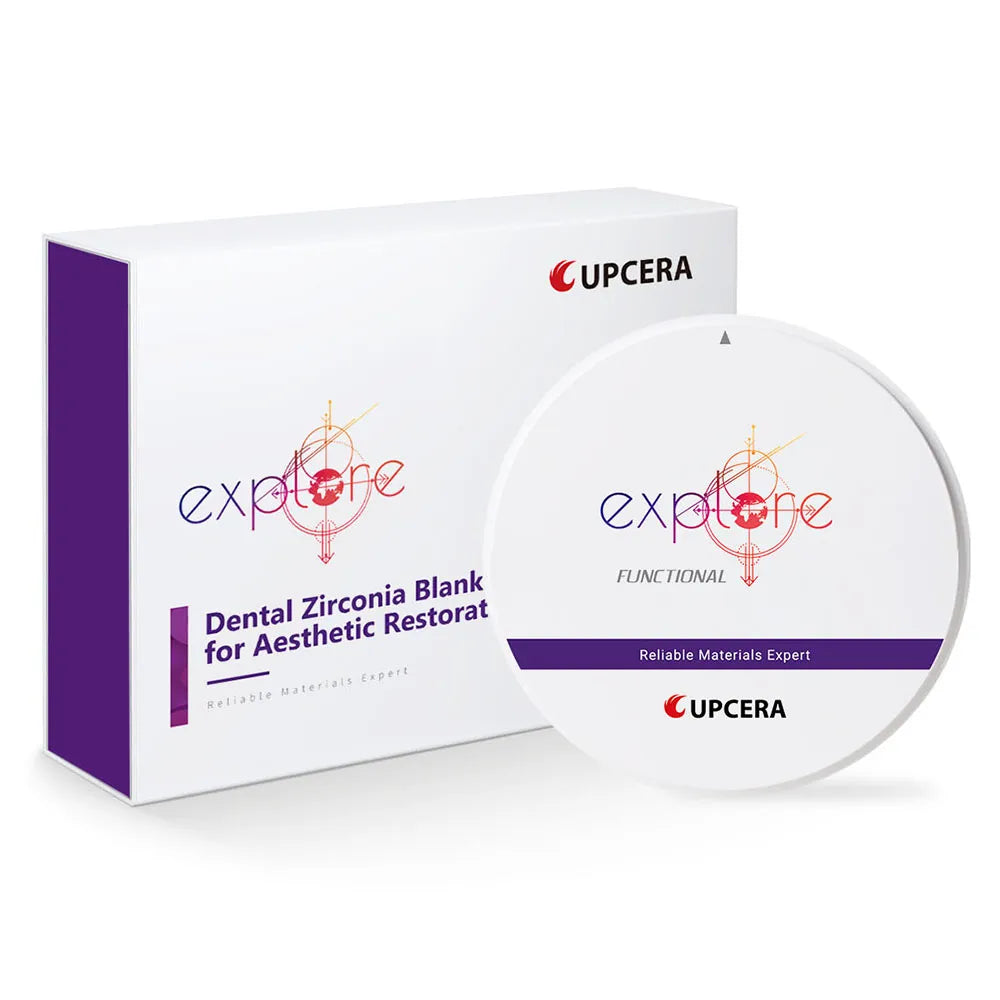 Upcera Dental Zirconia Blanks Explore Functional (Shade A3.5)