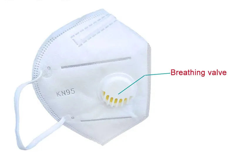 K N95 Respirator Mask With Filter Valve