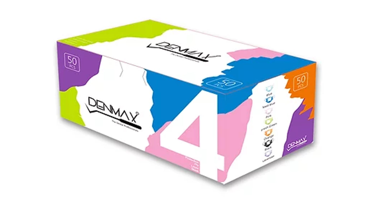 Denmax 4 Ply Face Mask Premium Assorted Colours