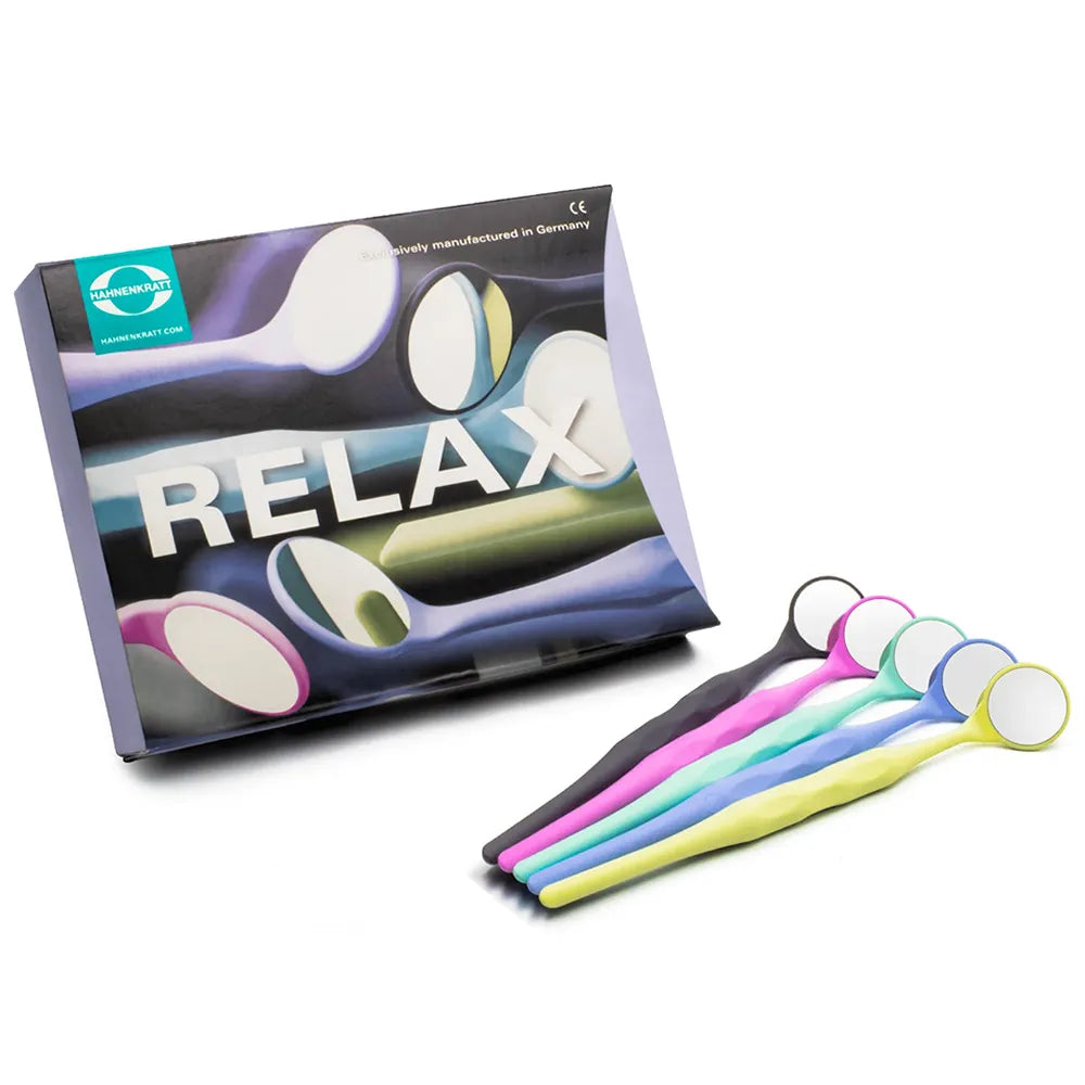 Hahnenkratt Relax FS Rhodium Mouth Mirror #5 Assorted Packs