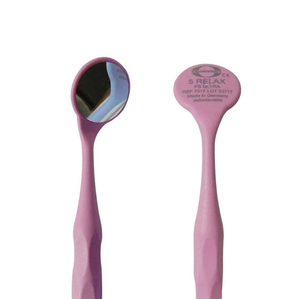 Hahnenkratt Relax FS Rhodium Mouth Mirror #5 Assorted Packs