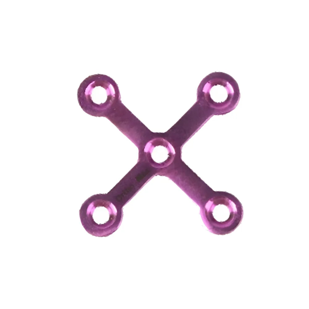 SK Surgicals Titanium Mini Bone Plates X Shape - 1.5mm (105.470T)