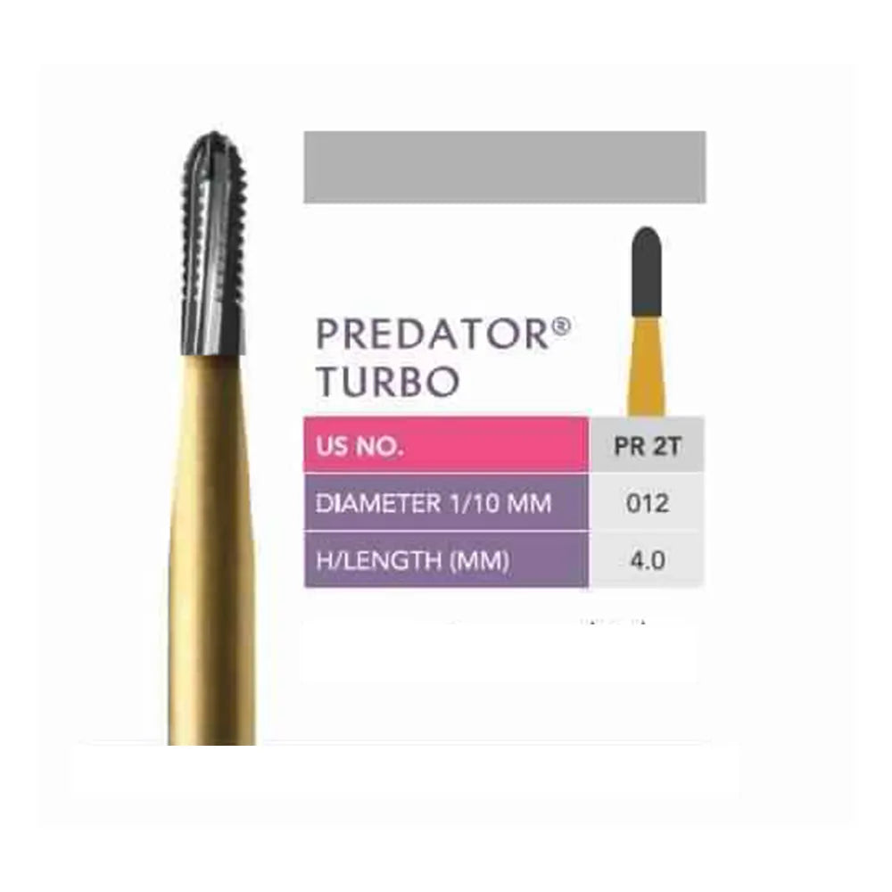 Prima Dental Predator Turbo Bur FG (For Crown Cutting)