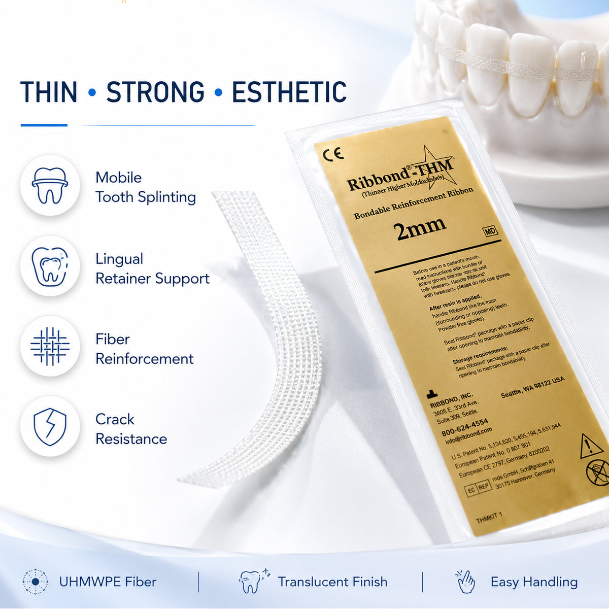 Ribbond Ribbon THM Fiber Splint