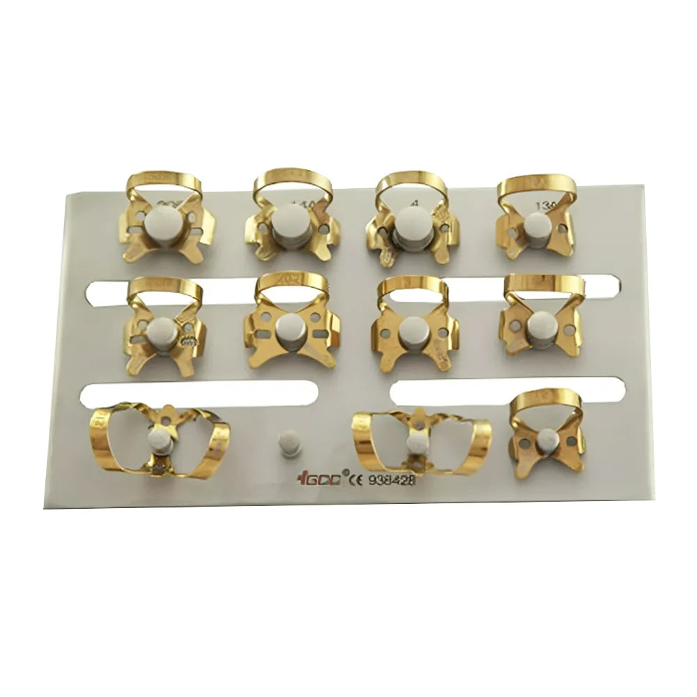 GDC Rubber Dam Clamps Set # Gold (RDCOBG11)